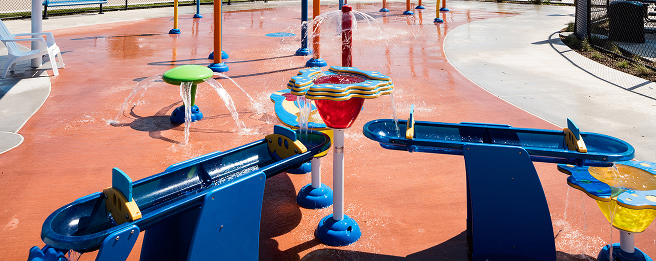 SPLASH PAD NOW OPEN